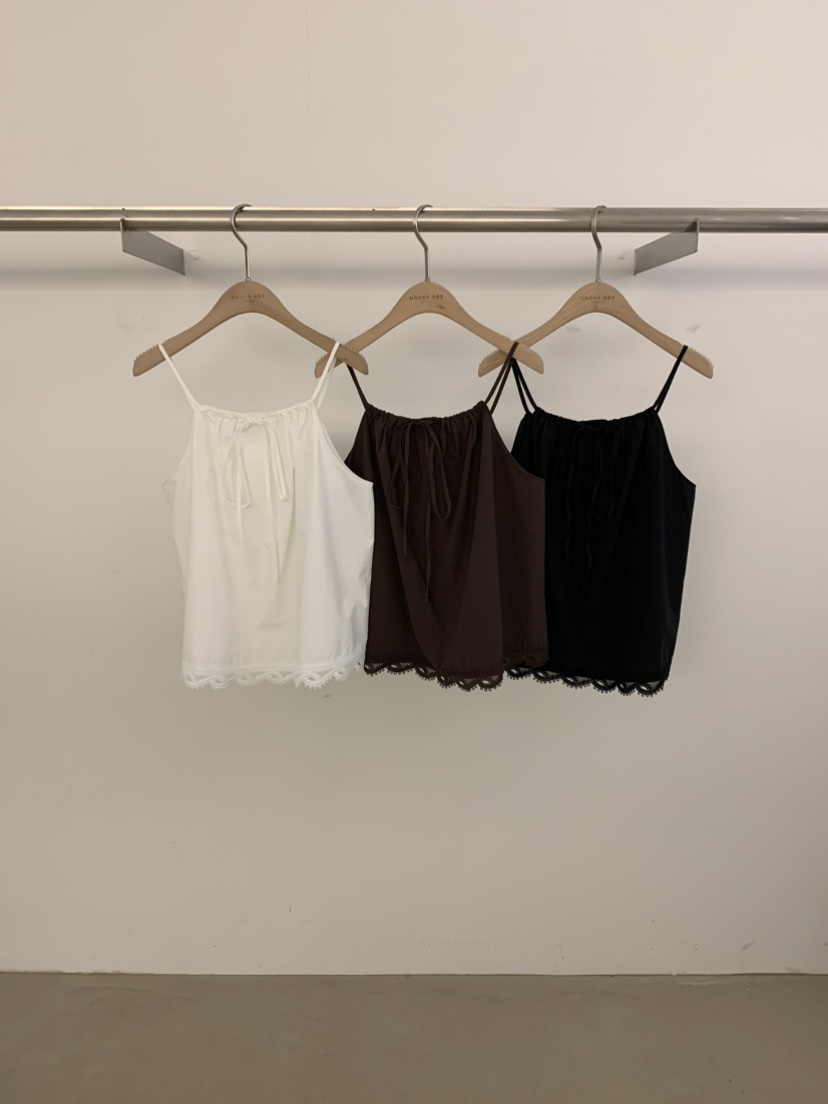UNDER KEY直郵韓國代購㊣女裝新款25春夏時尚人氣吊帶背心UNDER KEY吊帶/背心