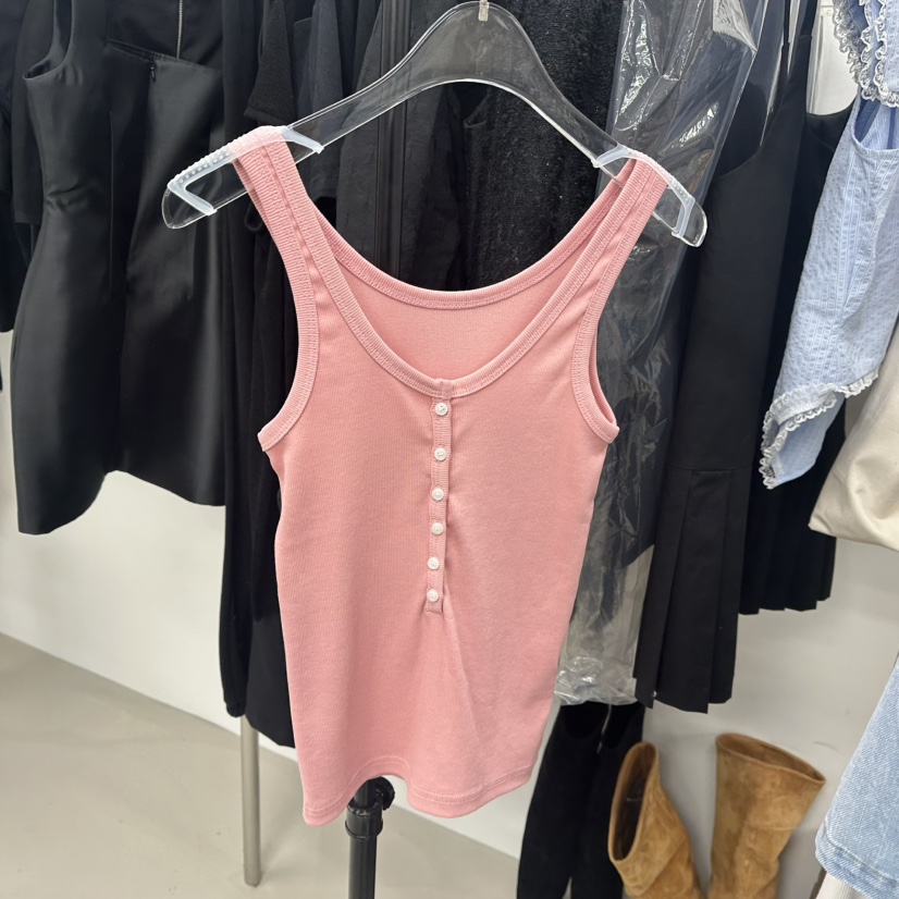 TOPDRESSING韓國㊣直郵東大門代購女裝新品時尚休閑吊帶背心TOPDRESSING吊帶/背心圖色2
