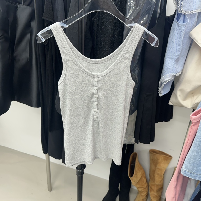 TOPDRESSING韓國㊣直郵東大門代購女裝新品時尚休閑吊帶背心TOPDRESSING吊帶/背心圖色3