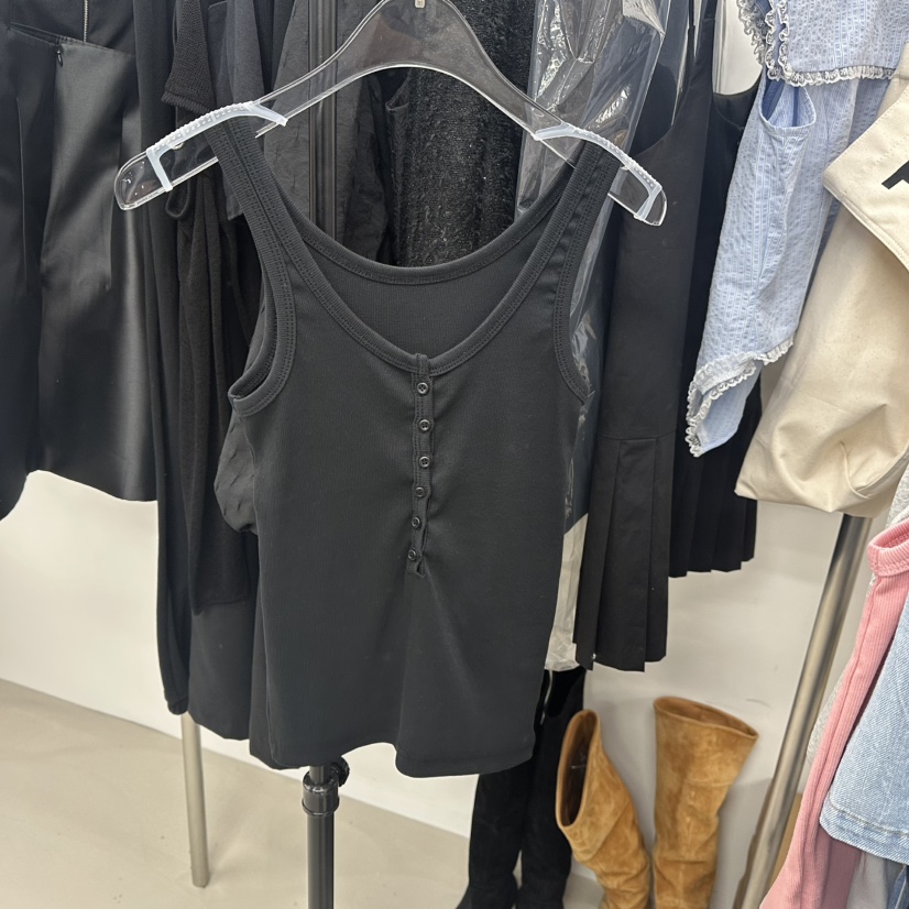 TOPDRESSING韓國㊣直郵東大門代購女裝新品時尚休閑吊帶背心TOPDRESSING吊帶/背心圖色4
