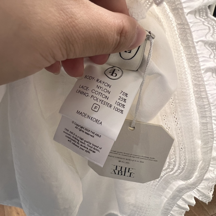 THE ABLE直郵韓國代購㊣女裝新品休閑25春夏半身裙中短裙荷葉邊THE ABLE/TA半身裙/中短裙