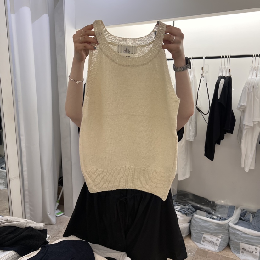A Flan韓國㊣直郵東大門代購女裝新品人氣休閑時尚吊帶背心AFN/A Flan吊帶/背心圖色5