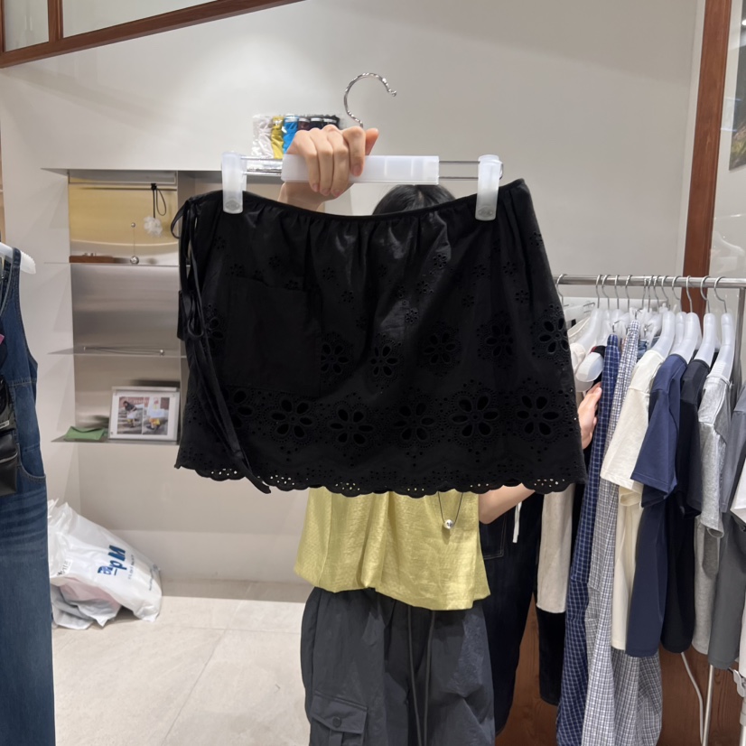 TEMPTING直郵韓國代購㊣女裝新款休閑人氣25春夏時尚熱賣短裙TEMPTING短裙