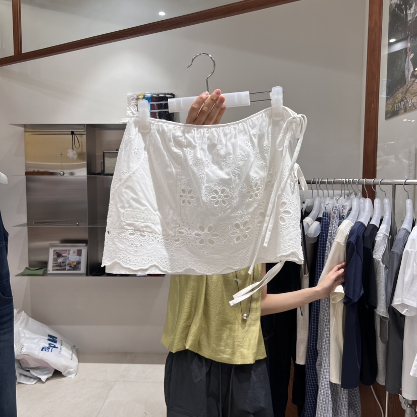 TEMPTING直郵韓國代購㊣女裝新款休閑人氣25春夏時尚熱賣短裙TEMPTING短裙