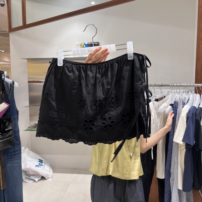 TEMPTING直郵韓國代購㊣女裝新款休閑人氣25春夏時尚熱賣短裙TEMPTING短裙圖色2