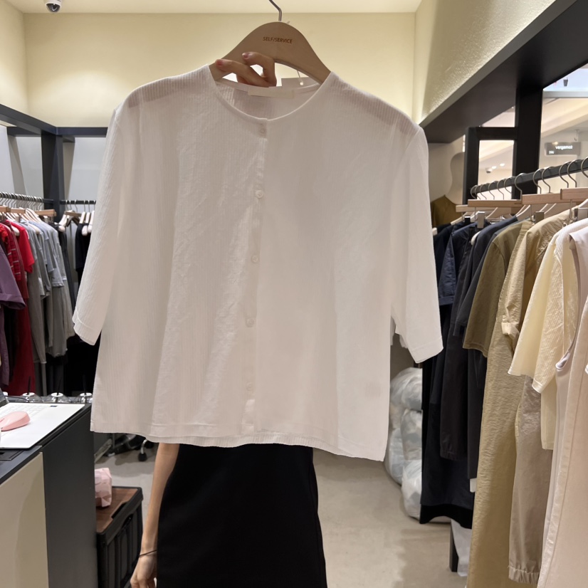 SELF SERVICE直郵韓國代購㊣女裝新品人氣休閑25春夏時尚T恤SELF SERVICET恤