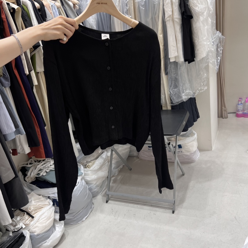 FRE韓國直郵㊣東大門實拍女裝新品推薦休閑時尚熱賣長袖T恤FRE長袖T恤圖色3