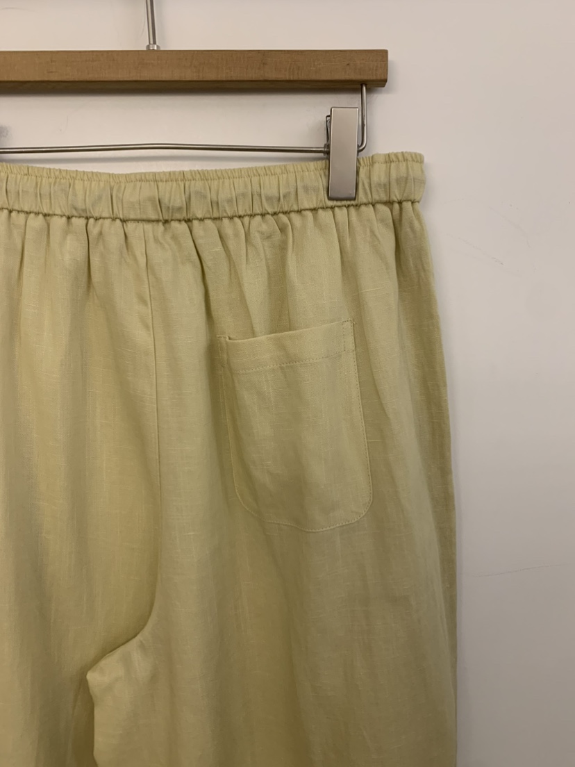 UNDER KEY韓國㊣直郵東大門代購女裝新品25春夏休閑褲亞麻UNDER KEY休閑褲