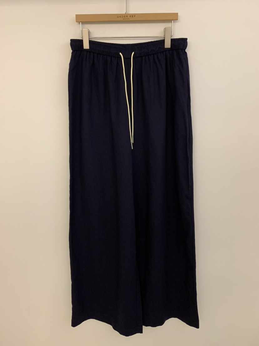 UNDER KEY韓國㊣直郵東大門代購女裝新品25春夏休閑褲亞麻UNDER KEY休閑褲圖色2