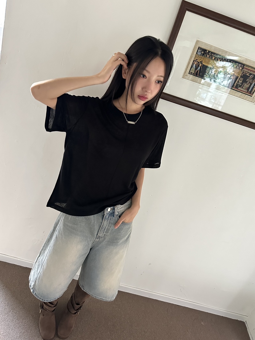 I MFACT韓國直郵女士新品熱賣25春夏人氣推薦時尚真品休閑T恤I MFACTT恤