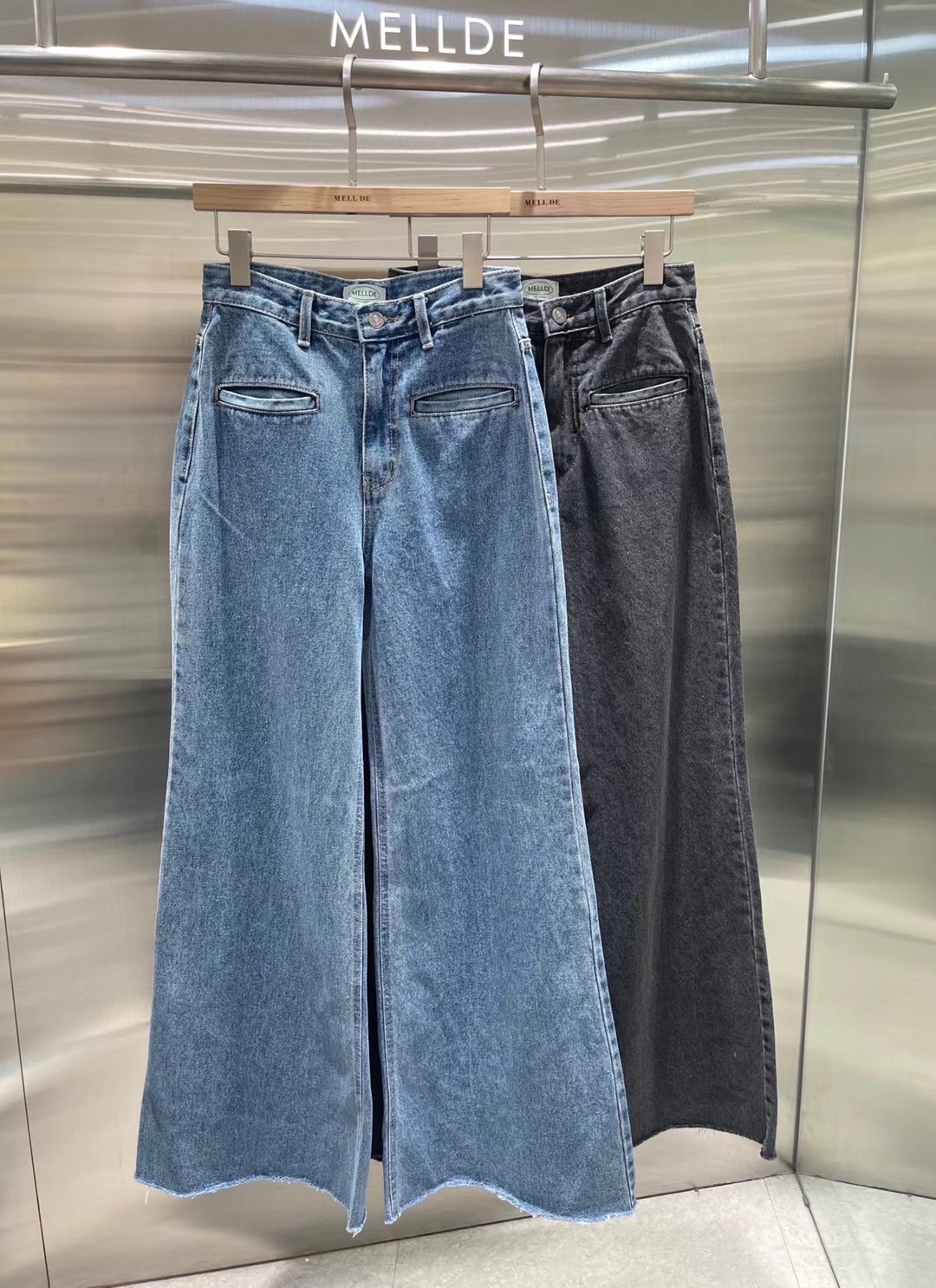 MELLDE東大門實拍女裝新款真品職業人氣推薦休閑時尚牛仔褲MELLDE牛仔褲
