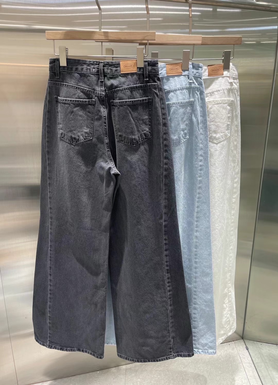 MELLDE東大門實拍女裝新品25春夏職業熱賣休閑真品推薦牛仔褲MELLDE牛仔褲