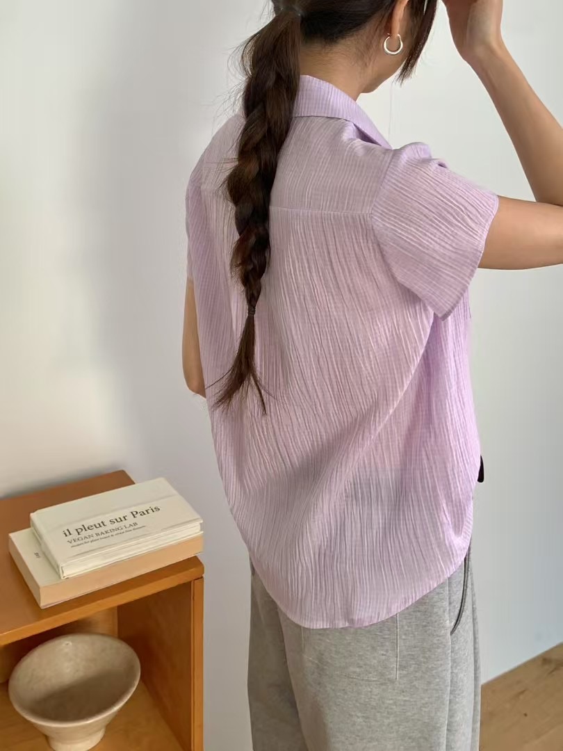STAY韓國直郵㊣女裝新款時尚25春夏推薦休閑熱賣襯衫蕾絲衫STAY襯衫/蕾絲衫