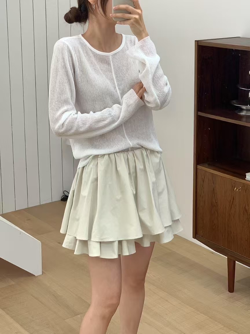 STAY直郵韓國代購㊣女裝新款熱賣25春夏休閑推薦時尚人氣短裙STAY短裙