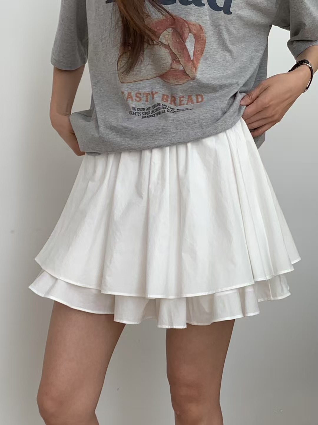 STAY直郵韓國代購㊣女裝新款熱賣25春夏休閑推薦時尚人氣短裙STAY短裙圖色2