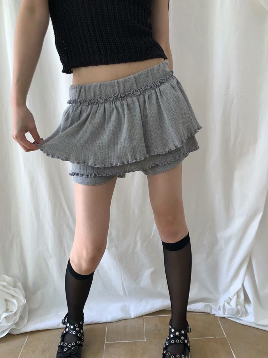 VERLIEBT東大門直郵女裝新品熱賣25春夏推薦時尚裙褲荷葉邊VERLIEBT裙褲