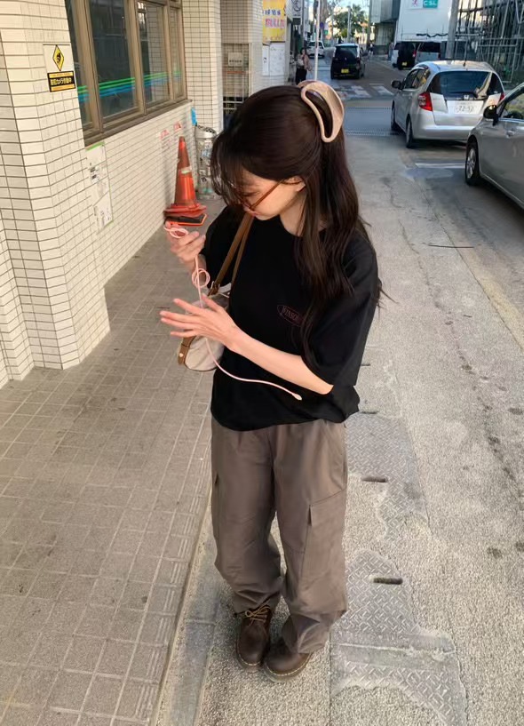 HOPPER/LAY OVER韓國代購女裝新品推薦職業熱賣人氣休閑褲HOPPER/LAY OVER休閑褲