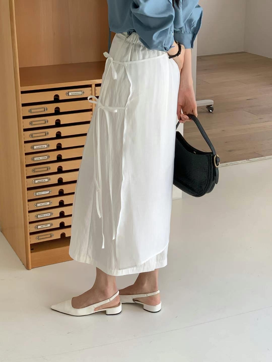 WITHMOON韓國代購女裝新款真品人氣推薦25春夏時尚休閑長裙WITHMOON長裙