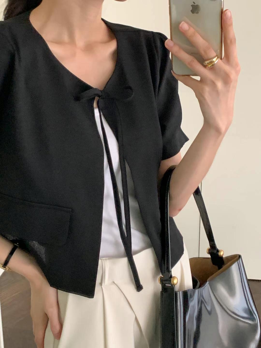 WITHMOON東大門直郵女裝新品推薦時尚真品休閑25春夏襯衫蕾絲衫WITHMOON襯衫/蕾絲衫