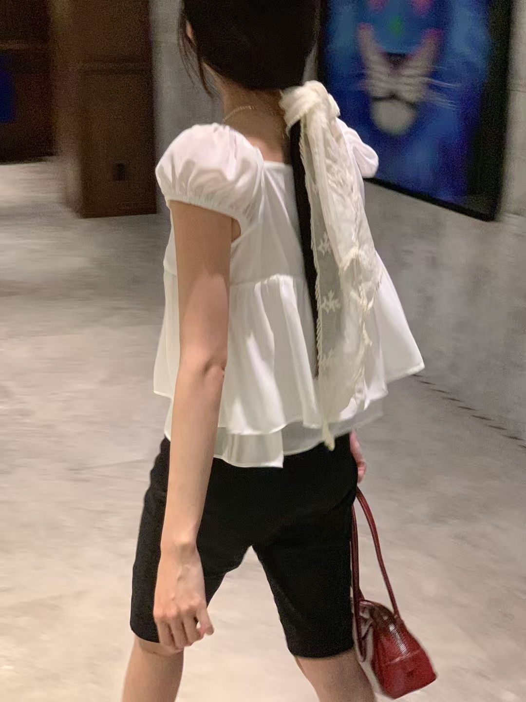 AUGUSTLOUNGE韓國直郵女士新款職業時尚推薦襯衫蕾絲衫雪紡AUGUSTLOUNGE襯衫/蕾絲衫