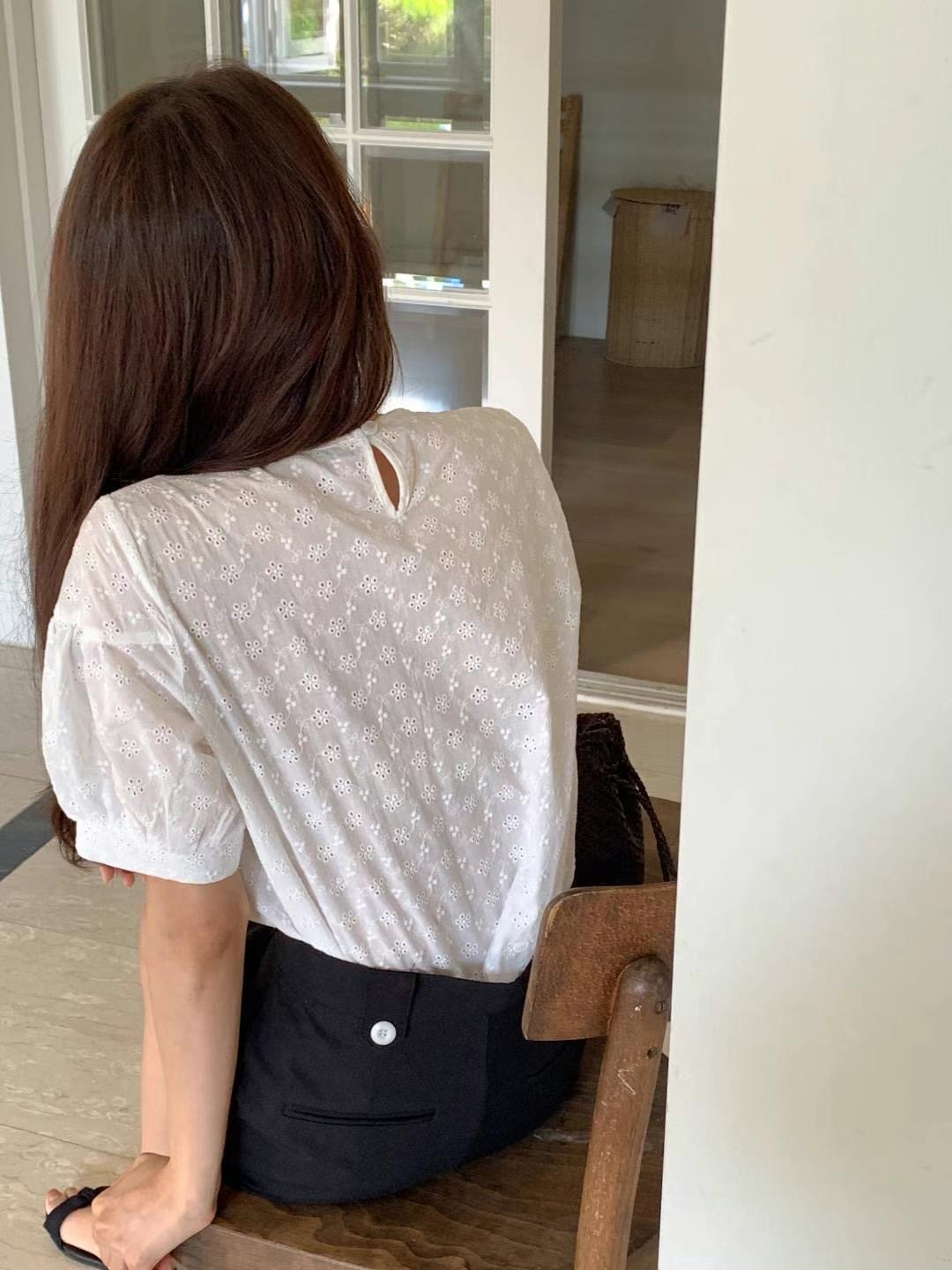 WITHMOON東大門直郵女裝新款時尚職業人氣推薦熱賣襯衫蕾絲衫WITHMOON襯衫/蕾絲衫