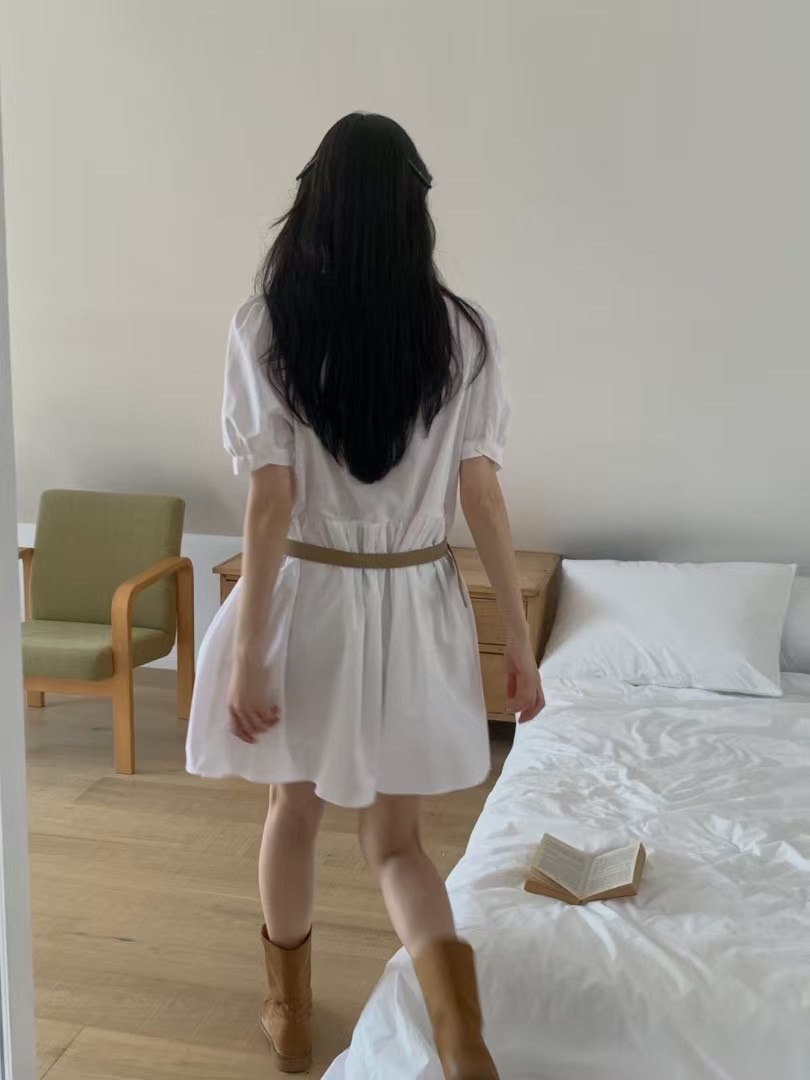 AUGUSTLOUNGE韓國代購女士新品職業25春夏推薦人氣熱賣連衣裙AUGUSTLOUNGE連衣裙