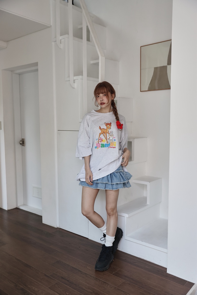 OURWAVE/OUR ROOM東大門直郵女裝新款推薦職業25春夏熱賣T恤Our Wave/Our RoomT恤