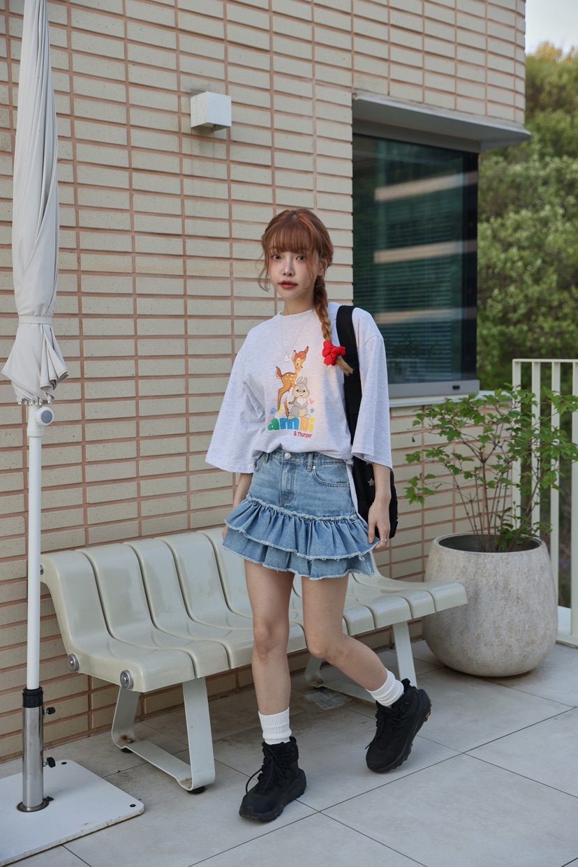 OURWAVE/OUR ROOM東大門直郵女裝新款推薦職業25春夏熱賣T恤Our Wave/Our RoomT恤