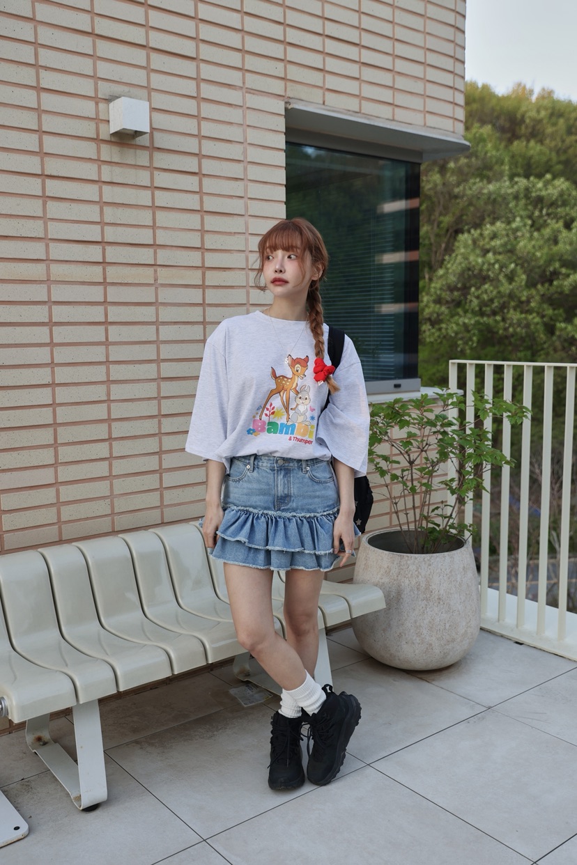 OURWAVE/OUR ROOM東大門直郵女裝新款推薦職業25春夏熱賣T恤Our Wave/Our RoomT恤