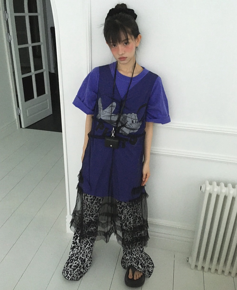 OURWAVE/OUR ROOM韓國直郵女裝新款人氣熱賣25春夏真品T恤Our Wave/Our RoomT恤