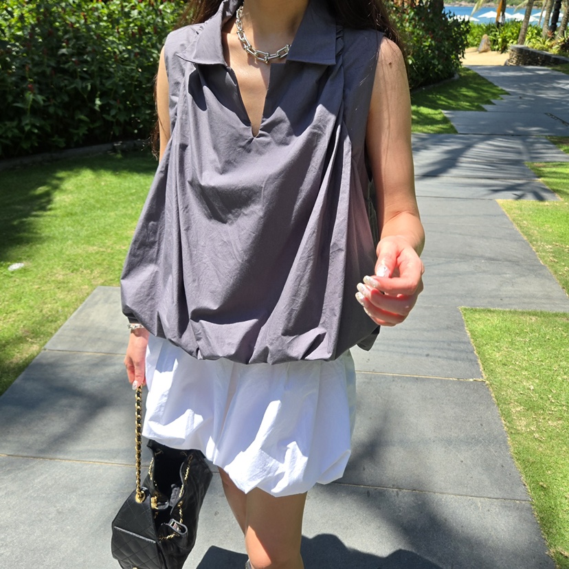 DAILY MOMENT韓國直郵㊣東大門實拍女裝新品休閑時尚吊帶背心DAILY MOMENT吊帶/背心