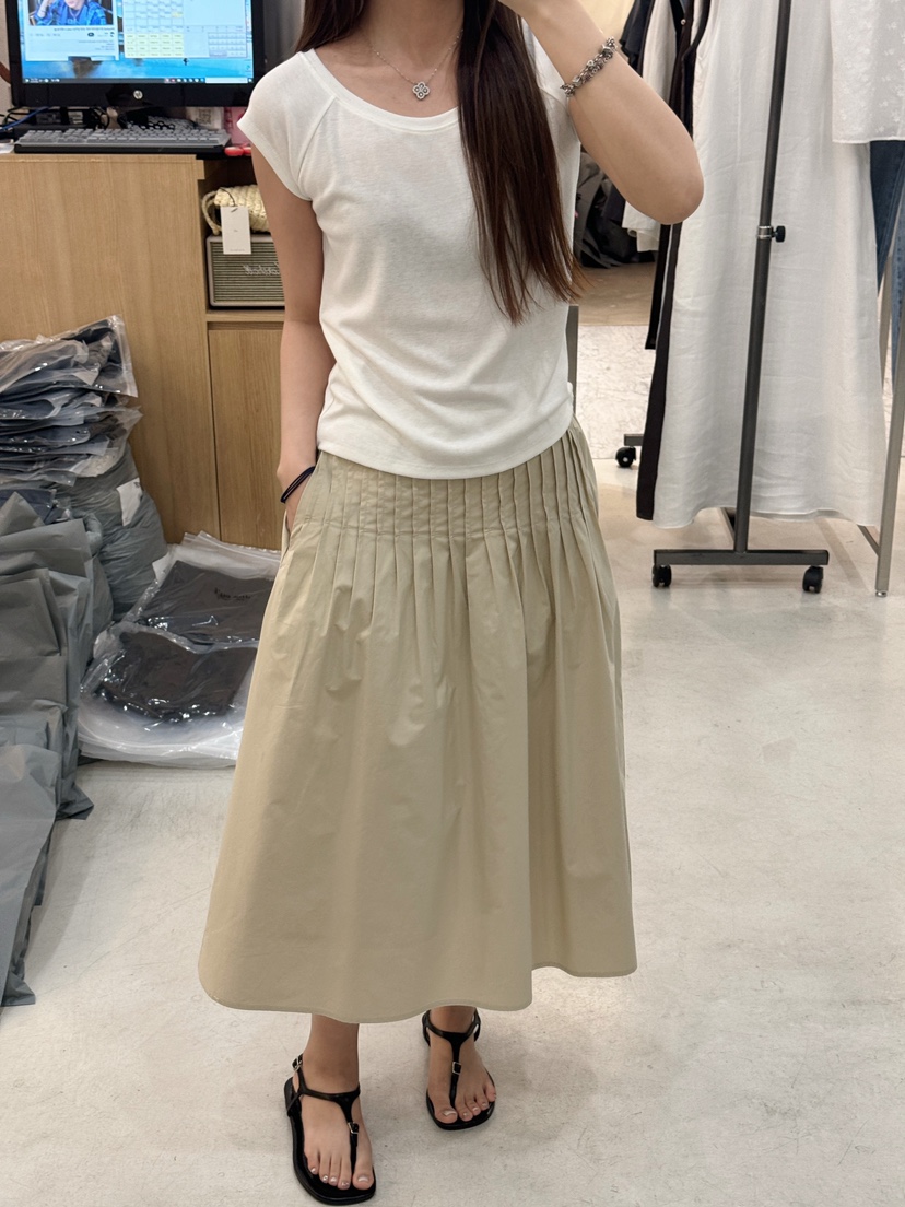 THE EYL韓國㊣直郵東大門代購女裝新款時尚25春夏半身裙中短裙THE EYL半身裙/中短裙