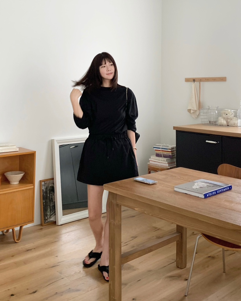 COURGETTE韓國直郵㊣東大門實拍女裝新品熱賣25春夏長袖T恤COURGETTE長袖T恤