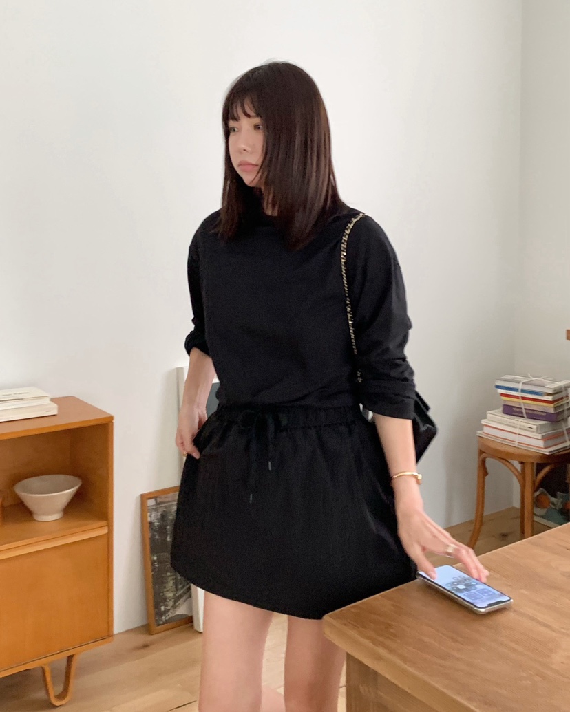 COURGETTE韓國直郵㊣東大門實拍女裝新品熱賣25春夏長袖T恤COURGETTE長袖T恤