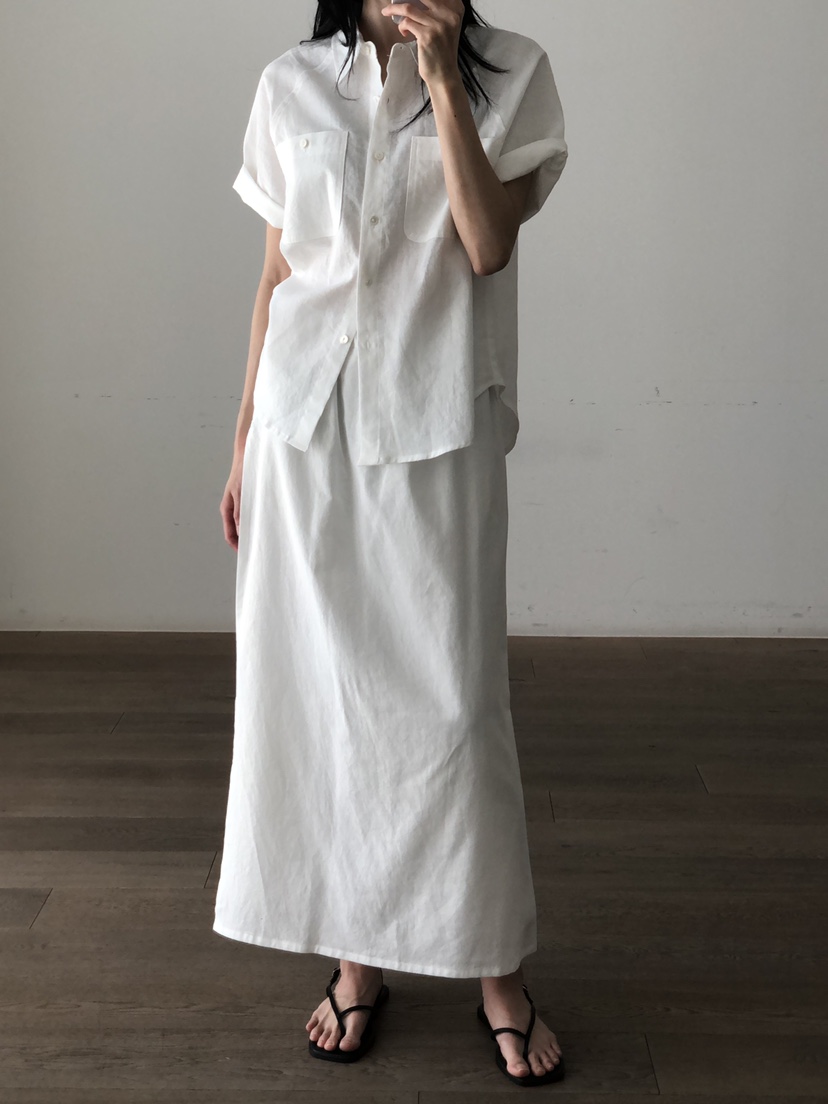 THE EYL韓國直郵㊣女裝新品時尚推薦人氣25春夏熱賣休閑長裙THE EYL長裙