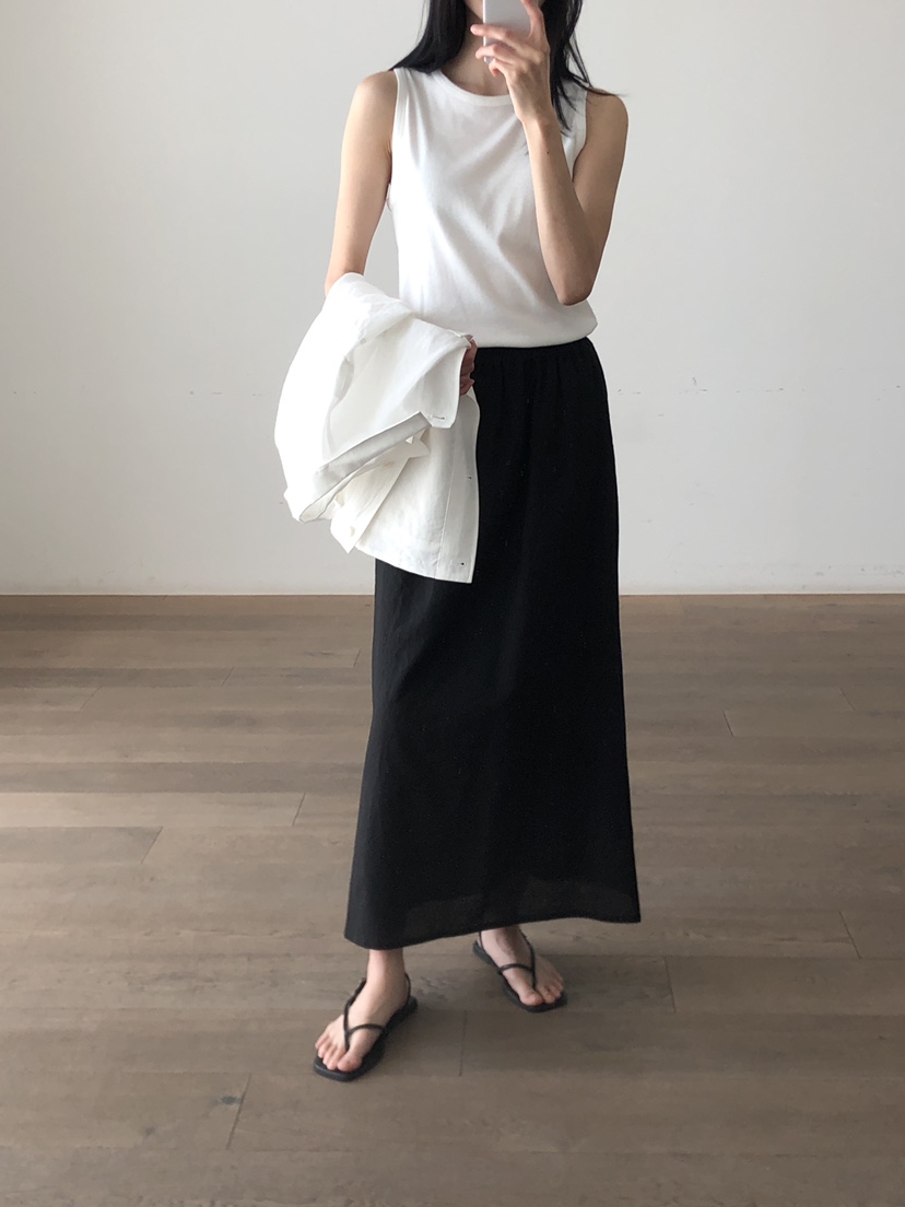 THE EYL韓國直郵㊣女裝新品時尚推薦人氣25春夏熱賣休閑長裙THE EYL長裙