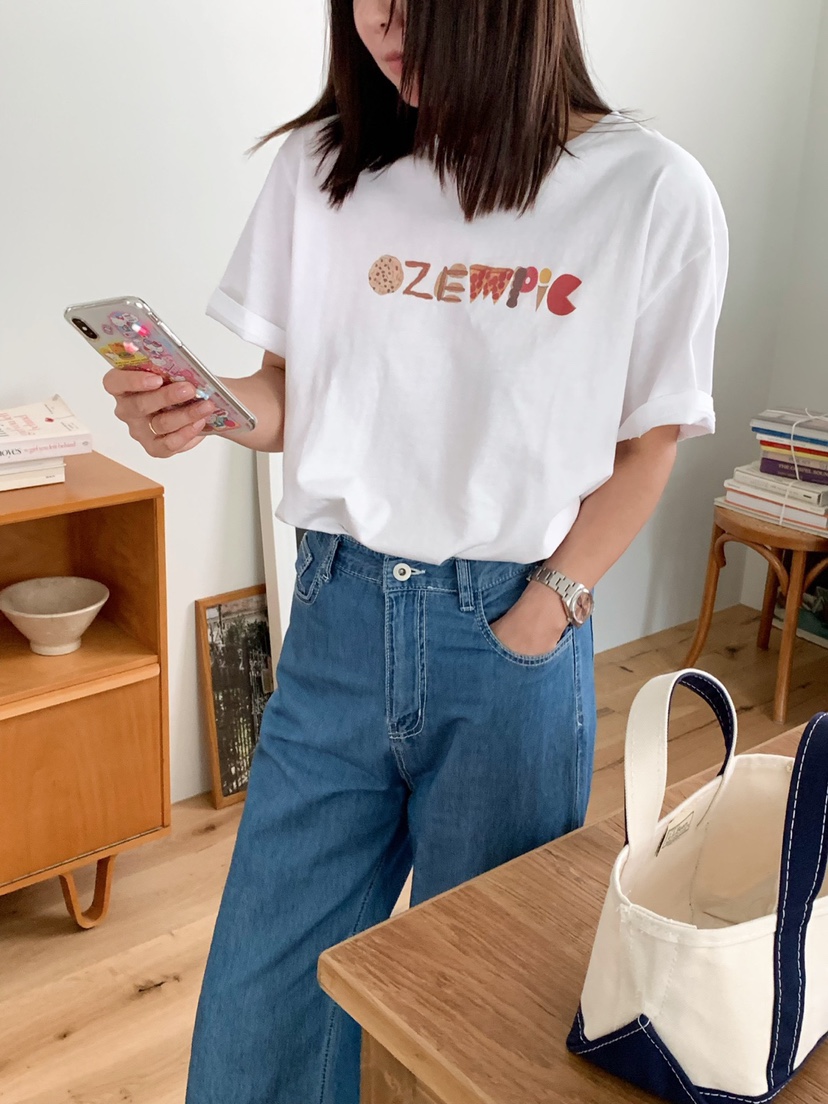 COURGETTE韓國㊣直郵東大門代購女裝新品25春夏推薦時尚T恤COURGETTET恤