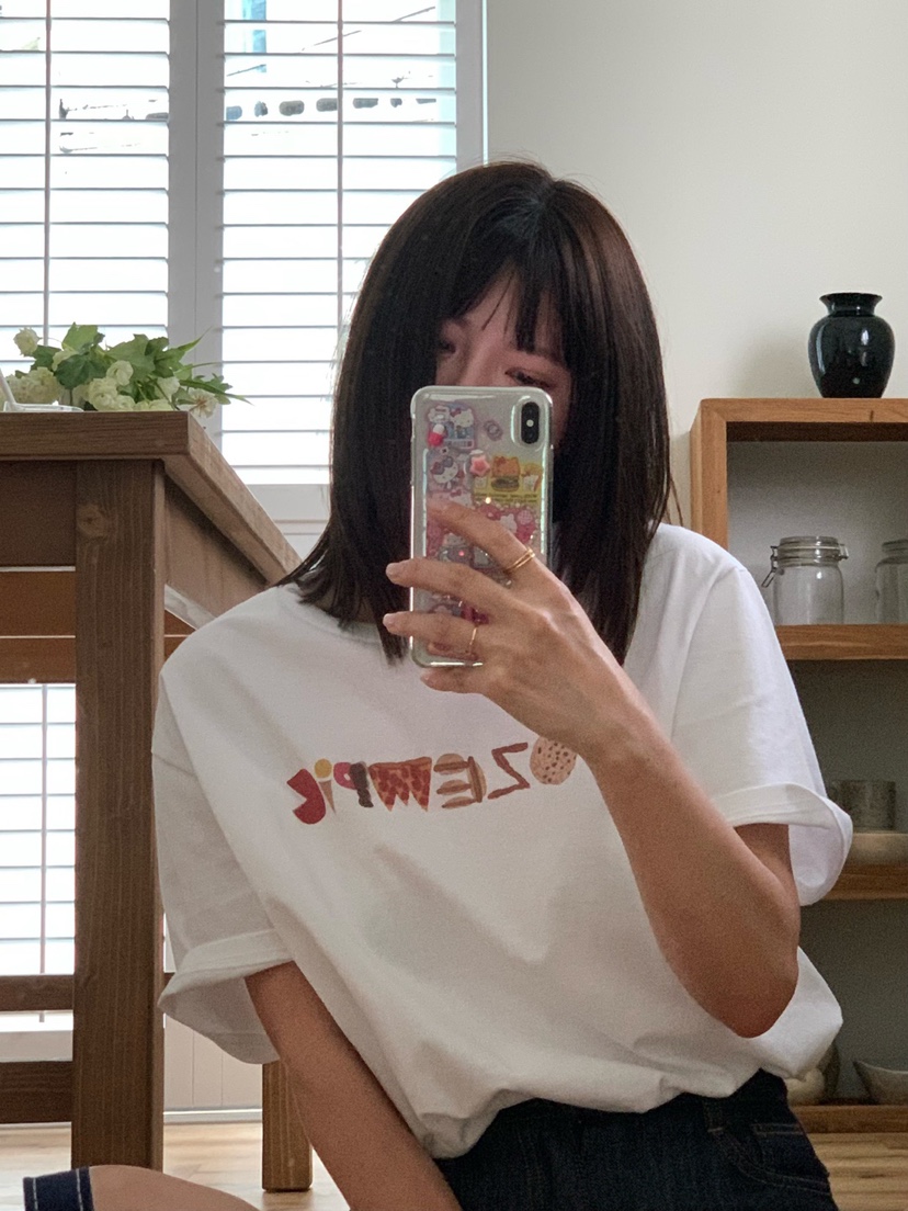 COURGETTE韓國㊣直郵東大門代購女裝新品25春夏推薦時尚T恤COURGETTET恤