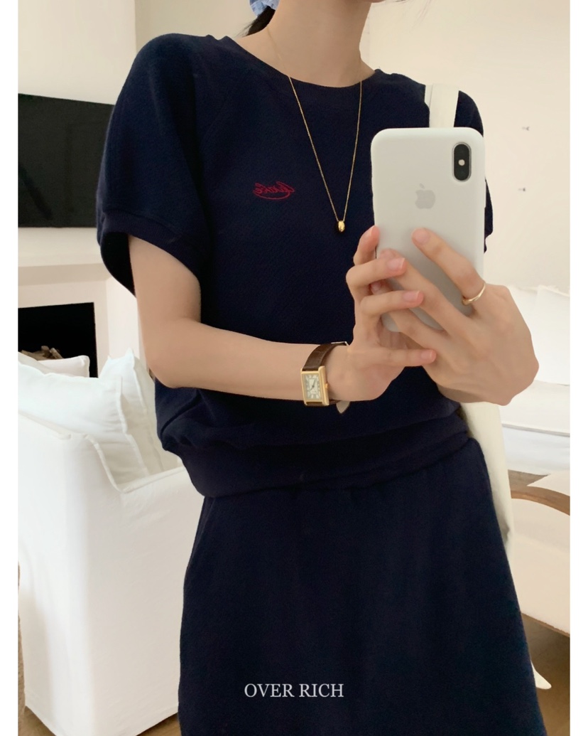 OVER RICH韓國直郵㊣女裝新品熱賣25春夏時尚休閑推薦衛衣OVER RICH衛衣