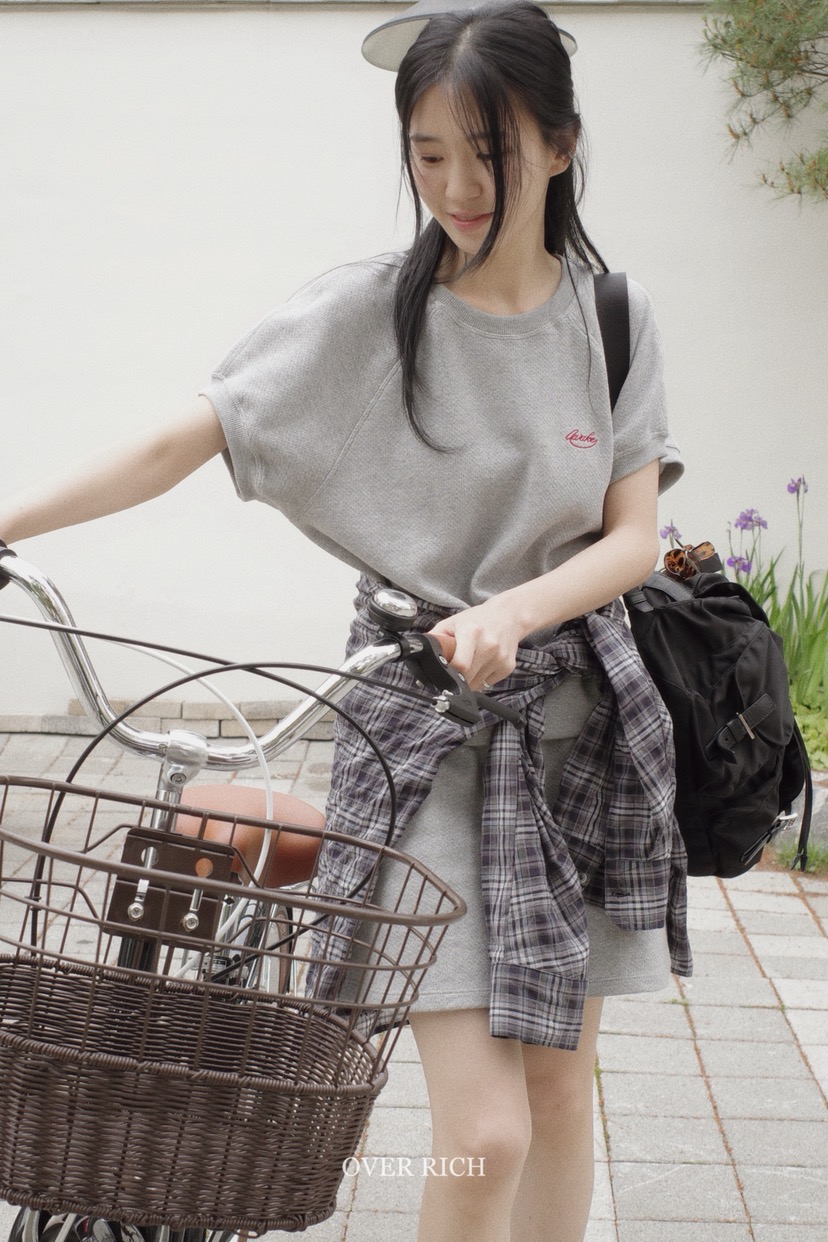OVER RICH韓國直郵㊣女裝新品熱賣25春夏時尚休閑推薦衛衣OVER RICH衛衣
