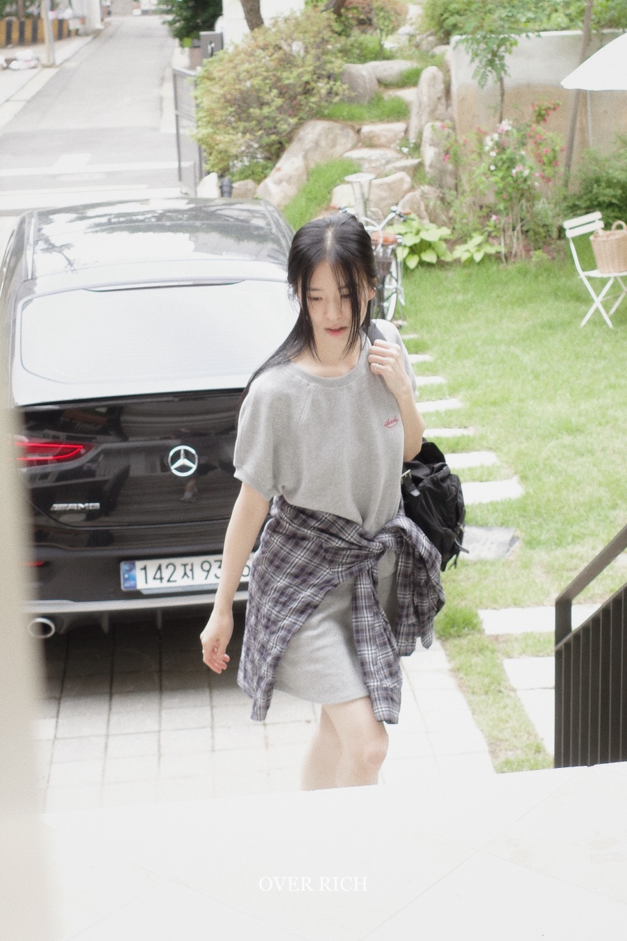 OVER RICH韓國直郵㊣女裝新品熱賣25春夏時尚休閑推薦衛衣OVER RICH衛衣