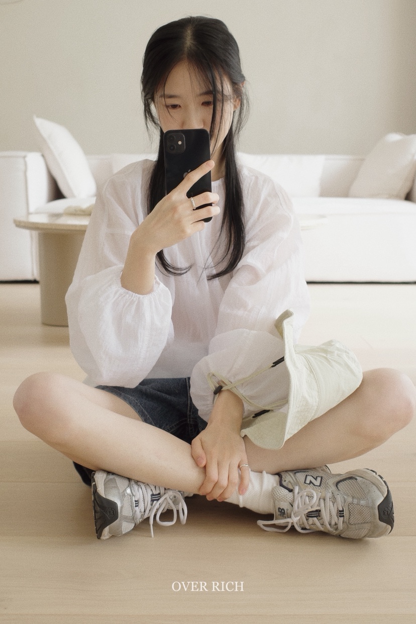 OVER RICH韓國㊣直郵東大門代購女裝新品人氣時尚襯衫蕾絲衫OVER RICH襯衫/蕾絲衫