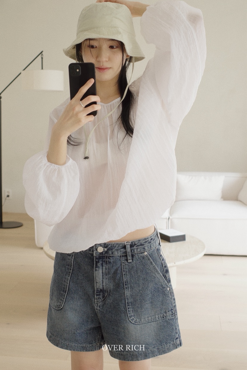 OVER RICH韓國㊣直郵東大門代購女裝新品人氣時尚襯衫蕾絲衫OVER RICH襯衫/蕾絲衫