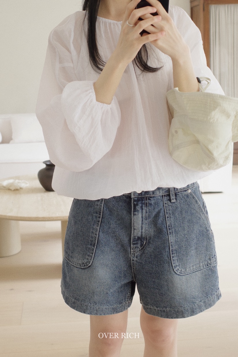 OVER RICH韓國㊣直郵東大門代購女裝新品人氣時尚襯衫蕾絲衫OVER RICH襯衫/蕾絲衫