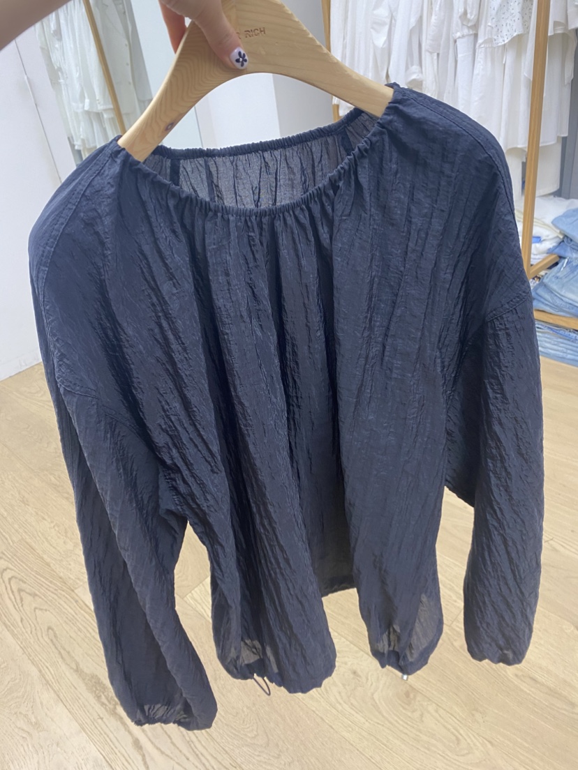 OVER RICH韓國㊣直郵東大門代購女裝新品人氣時尚襯衫蕾絲衫OVER RICH襯衫/蕾絲衫圖色4