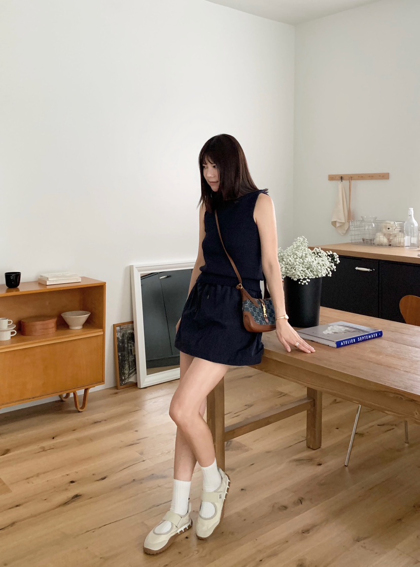 COURGETTE韓國直郵㊣東大門實拍女裝新款人氣休閑25春夏短裙COURGETTE短裙