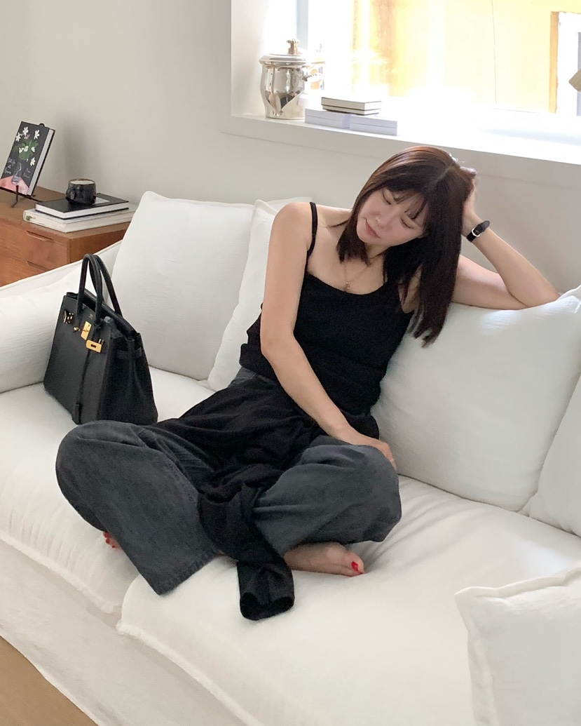 COURGETTE直郵韓國代購㊣女裝新款人氣時尚25春夏熱賣吊帶背心COURGETTE吊帶/背心