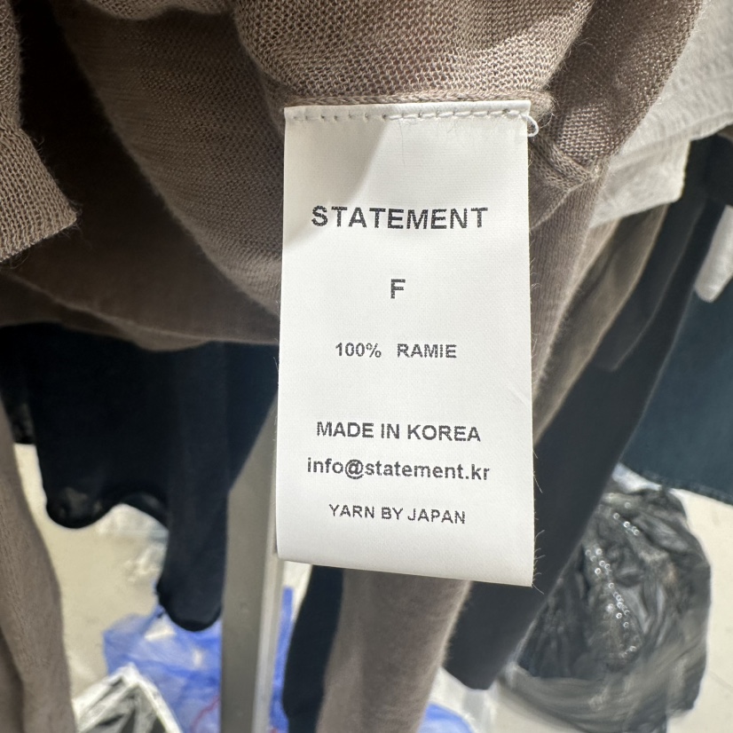 STATEMENT韓國㊣直郵東大門代購女裝新品25春夏推薦時尚針織衫STATEMENT針織衫