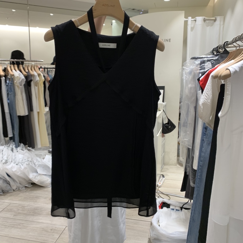 ADELINE韓國直郵㊣女裝新款推薦人氣25春夏熱賣吊帶背心含腰帶ADELINE吊帶/背心圖色3