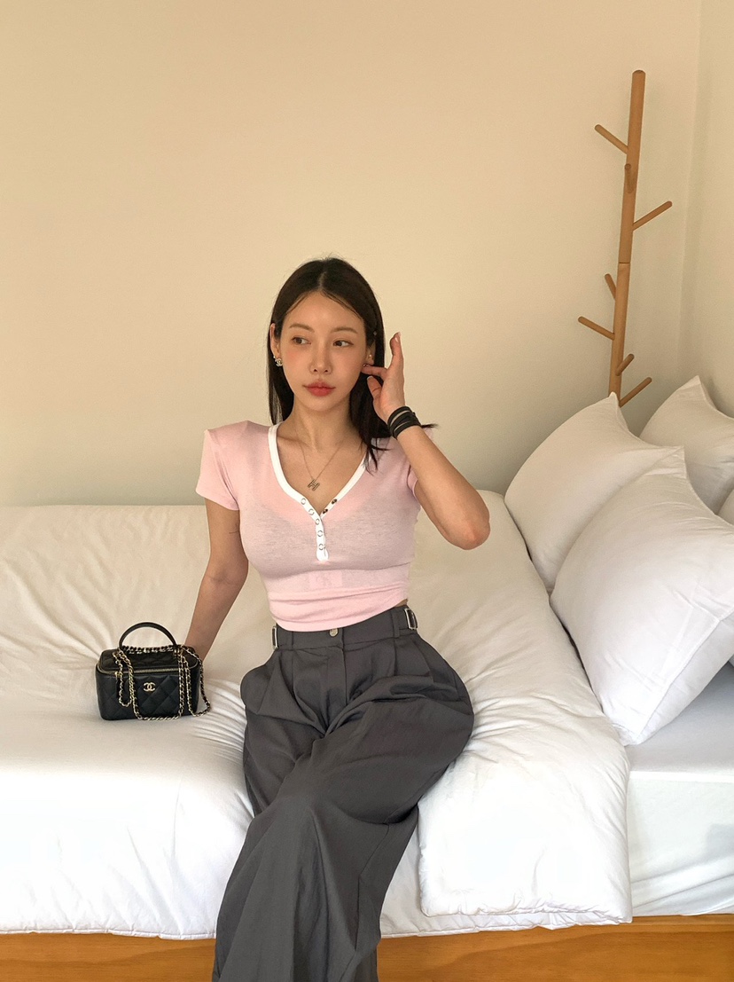 REVE CITE-L韓國直郵㊣東大門實拍女裝新款熱賣時尚休閑褲REVE CITE休閑褲